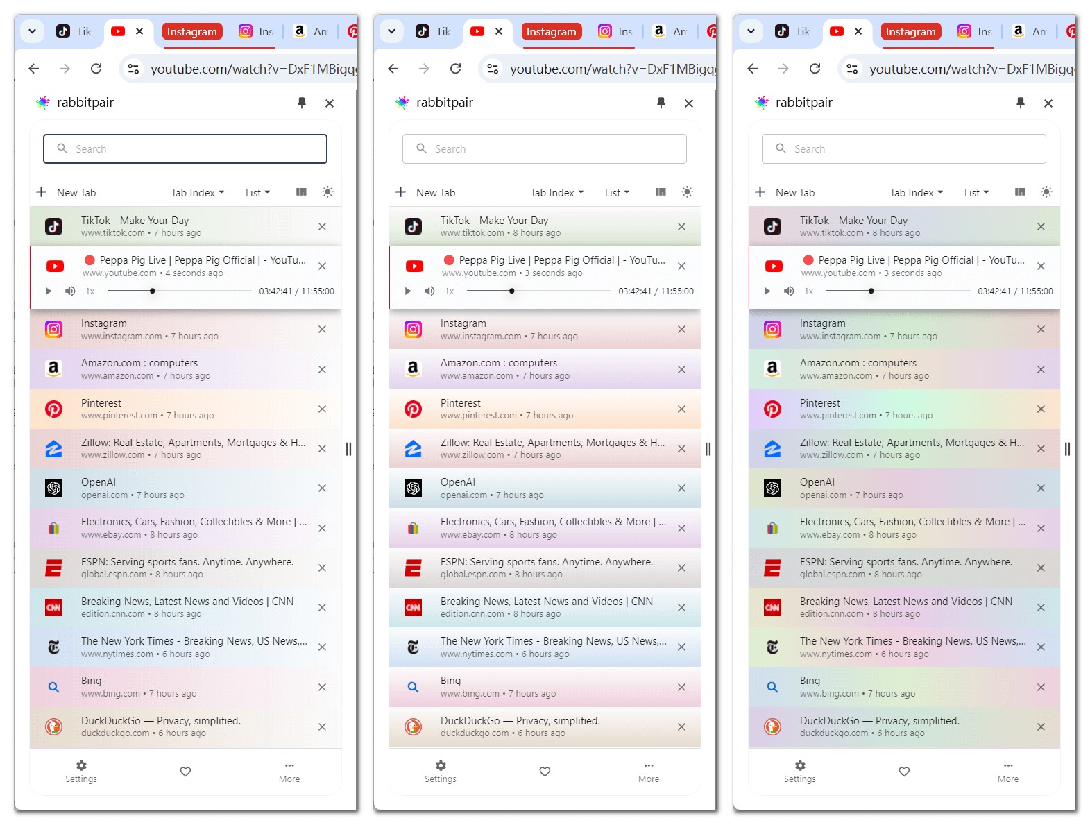 Arrière-plan coloré