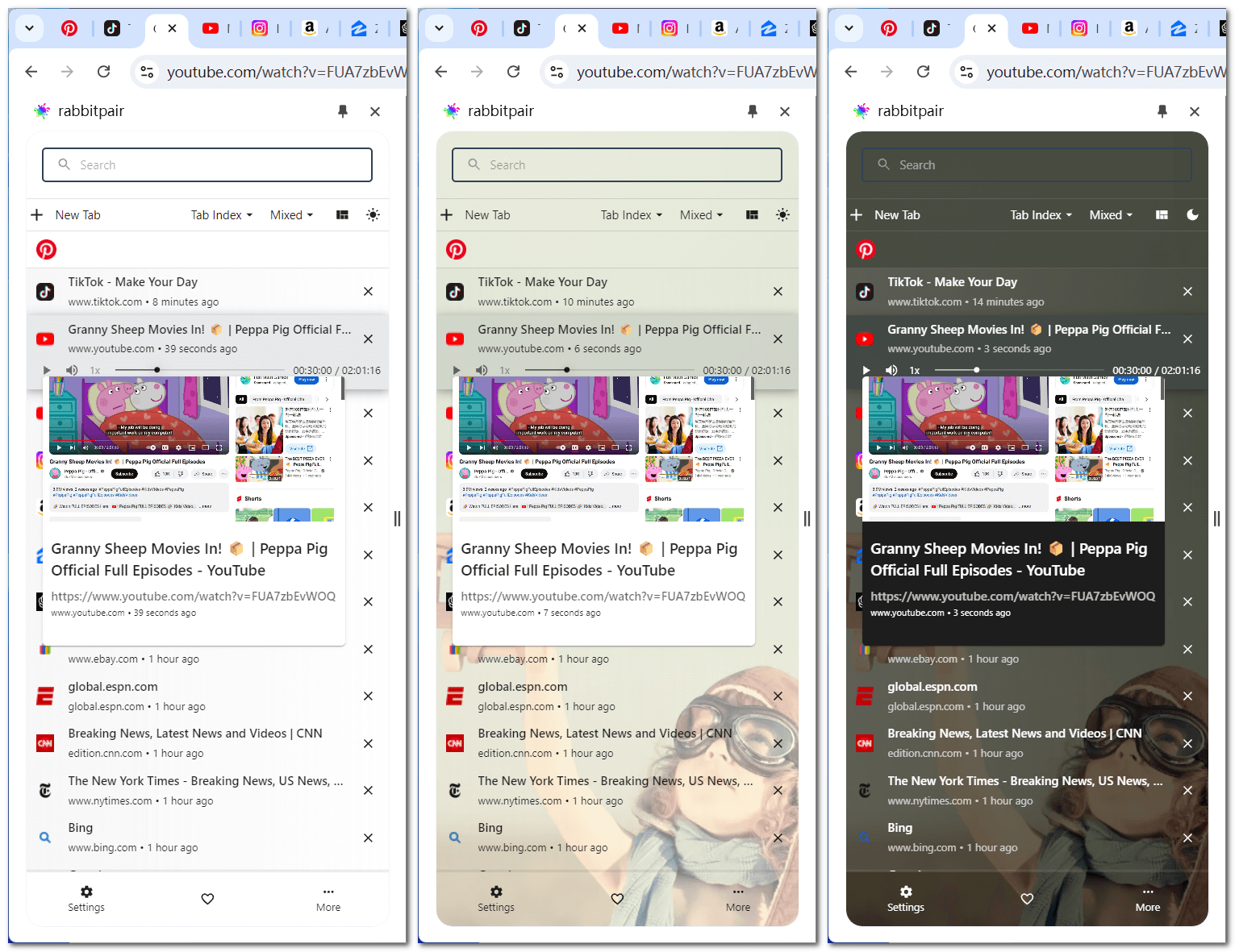 Mouse Hover Preview, Show Thumbnails When Previewing