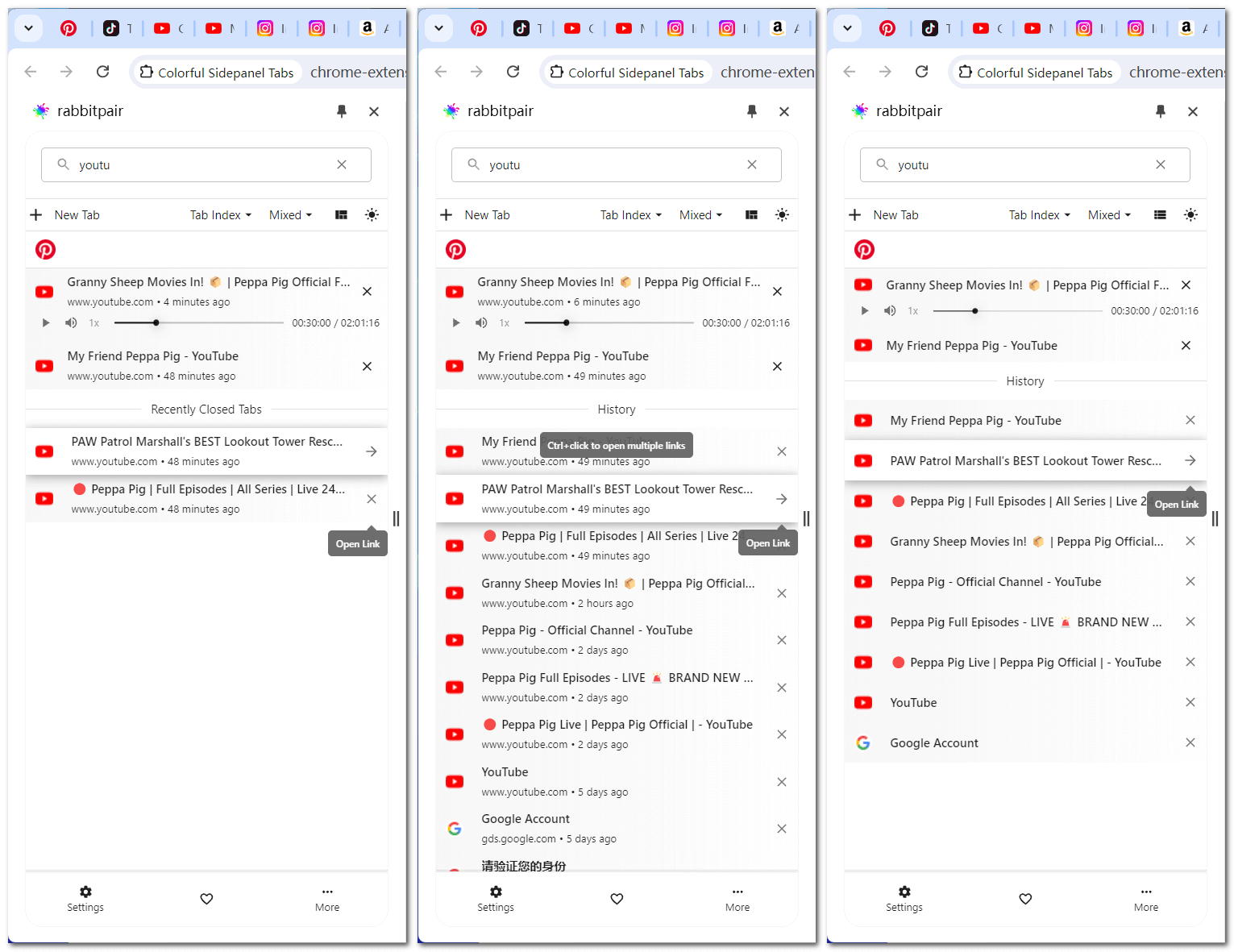 Cerca Schede Chiuse di Recente o Cronologia